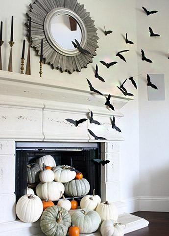 halloween paper bats