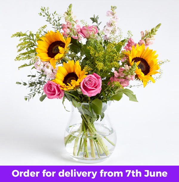 The  Sunflower & Rose Bouquet