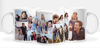 Multi Photo Personalised Mug