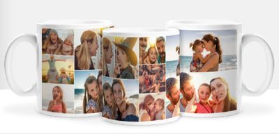 10 Photos Collage Mug