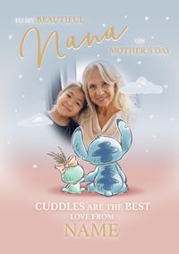 Tap to view Stitch Beautiful Nana Mother's Day Photo Card
