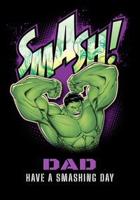 Tap to view Hulk Dad Father's Day Card