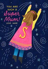 Tap to view Super Mum Personalised Mother's Day Card