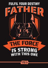 Tap to view Star Wars Greetings From The Dark Side Father Birthday Card