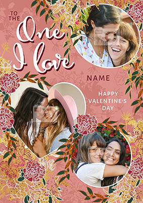 One I Love Photo Valentine Card