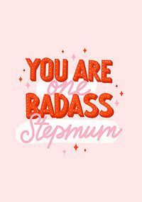 Tap to view One Badass Stepmum Mother's Day Card
