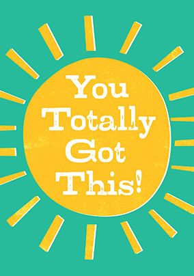 Stand Up To Cancer You Totally Got This Card