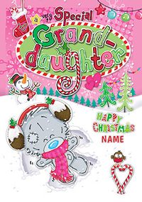 Tap to view Special Granddaughter Christmas Card - Me to You Dinky