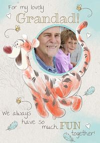 Tap to view Tigger Father's Day Photo Card for Grandad