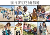 Tap to view Essentials - Father's Day card 9 Multi Photo Upload