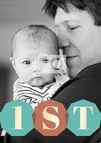 Tap to view 1st Father's Day Photo Card
