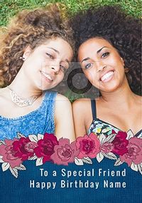 Tap to view Special Friend Roses Photo Card