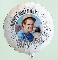 Tap to view 30th Birthday Personalised Photo Balloon