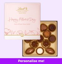 Tap to view Personalised Happy Mothers Day Lindt Chocolate Box 143g