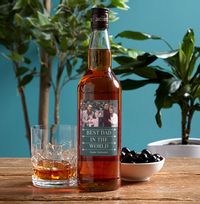 Tap to view Best Dad In The World Photo Upload Whisky