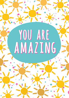 Cancer Research You are Amazing personalised Card