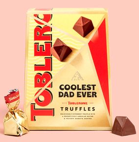 Coolest Dad Ever Toblerone Truffles Box