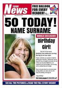 Tap to view Your News - Her 50th