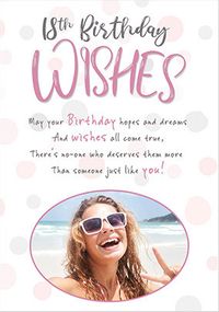 Tap to view 18th Birthday Wishes Card