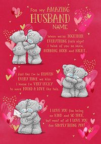 Tap to view Me To You - Husband Personalised Valentine's Day Card