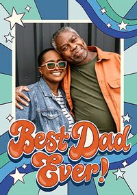 Tap to view Stars Best Dad Ever Photo Father's Day Card
