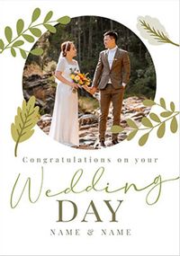 Tap to view Congratulations Photo Wedding Card