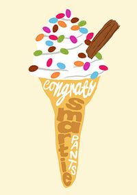 Tap to view Ice Cream Congratulations Card