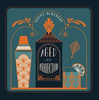 Tap to view Ages to Perfection Gin Birthday Card
