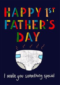 Tap to view I Made You Something Special Father's Day Card