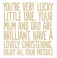 Tap to view Have a Lovely Christening Card