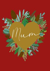 Tap to view Christmas Heart Mum Card