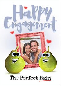 Tap to view The Perfect Pair Photo Engagement Card